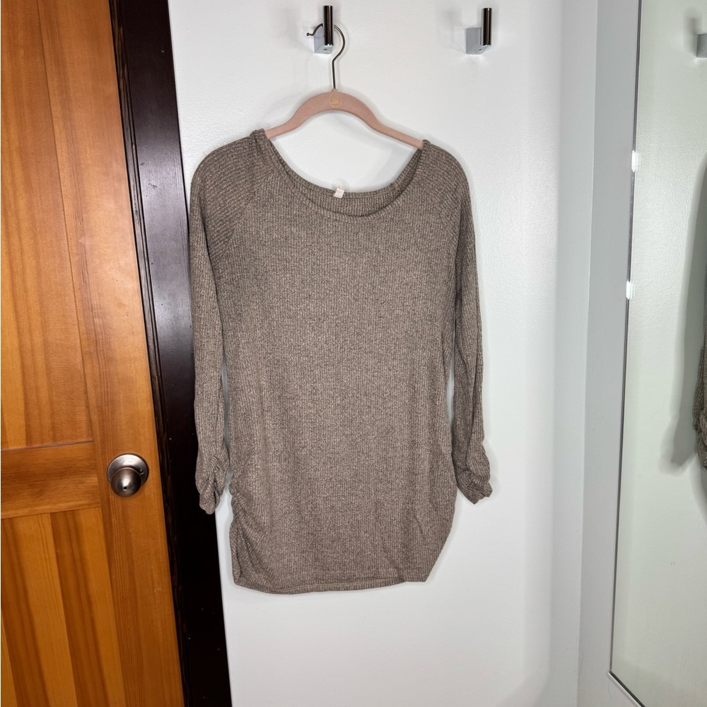 Pinkblush Taupe Long Sleeve Top